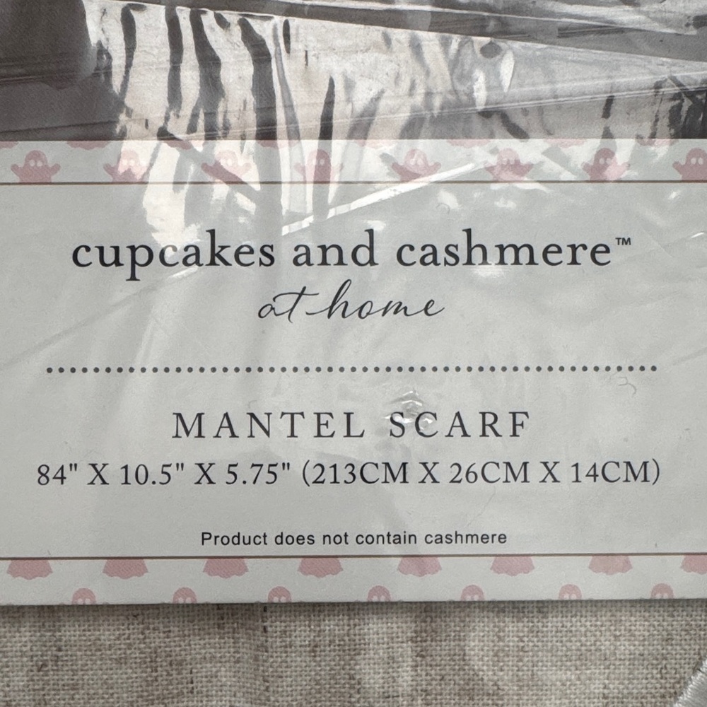 Cupcakes & Cashmere Halloween Ghost Mantel Scarf - Picture 6 of 6